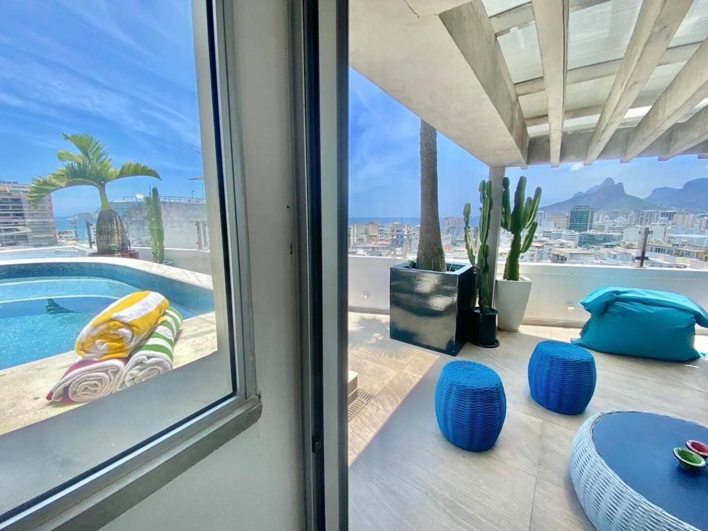 Apartamento Cobertura Duplex Com Piscina Alugar Em Copacabana Com 3 Río de Janeiro